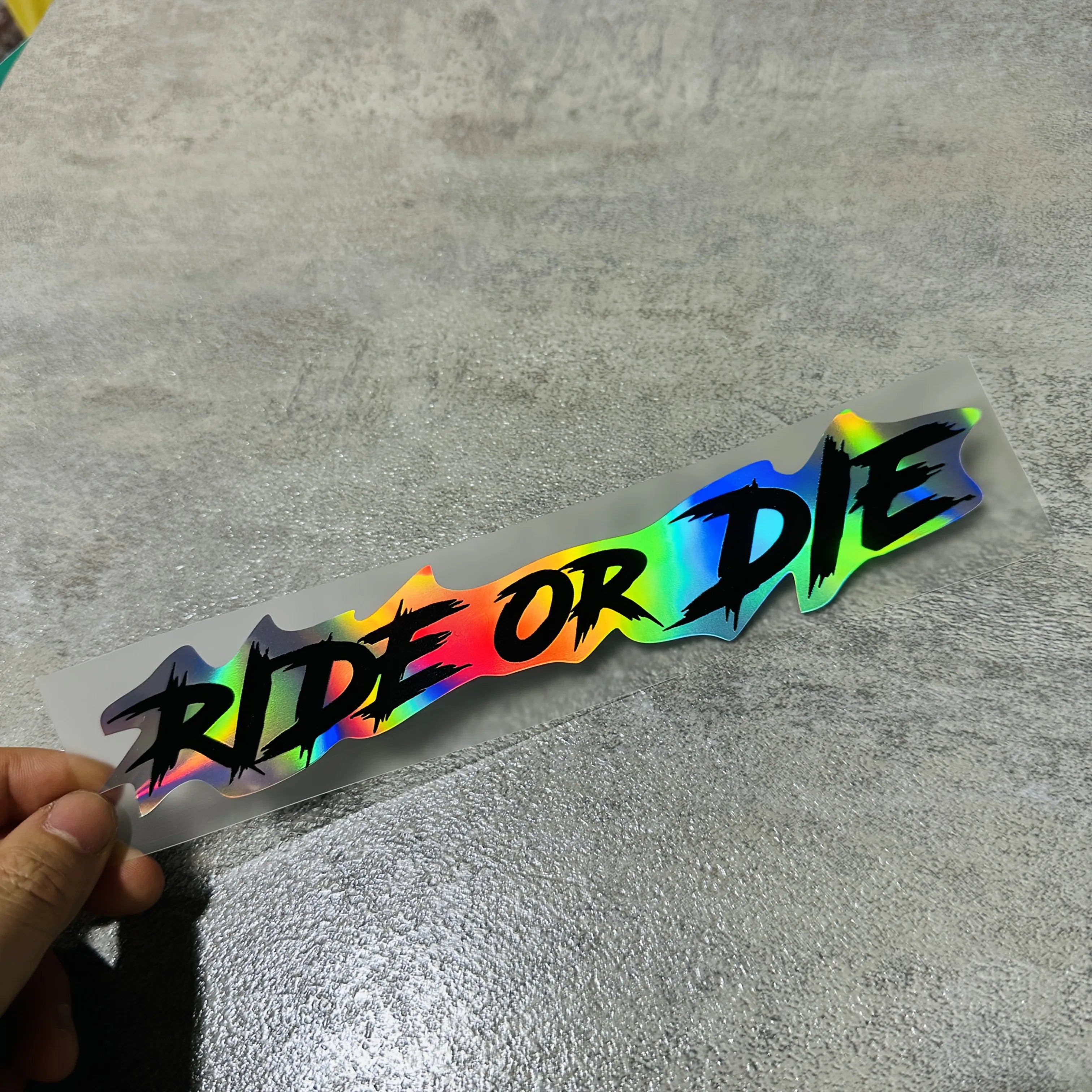 SC MOTO GN Ride or Die Helmet Decal