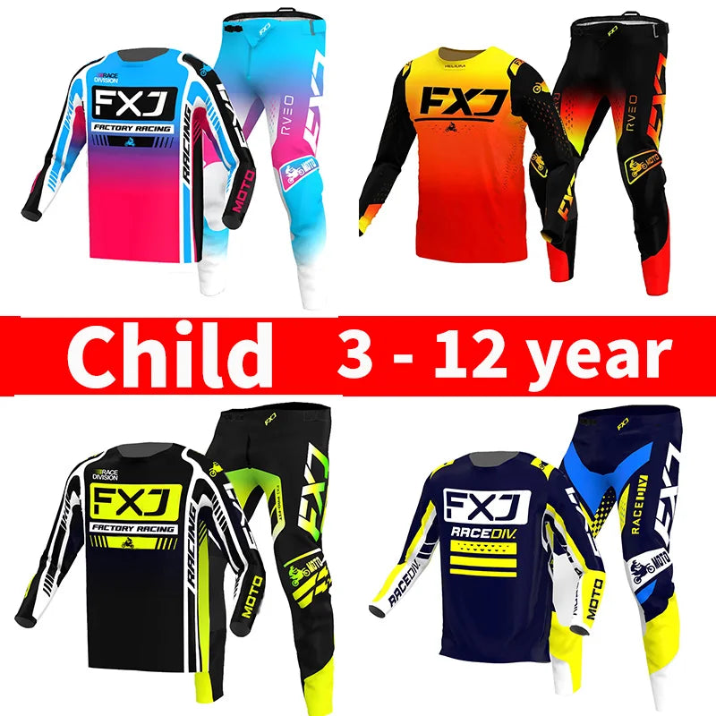 Youth Motocross Jersey and Pants Set