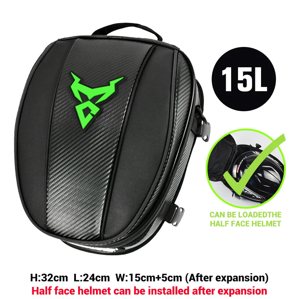 Waterproof Motorcycle Tail Bag & Backpack