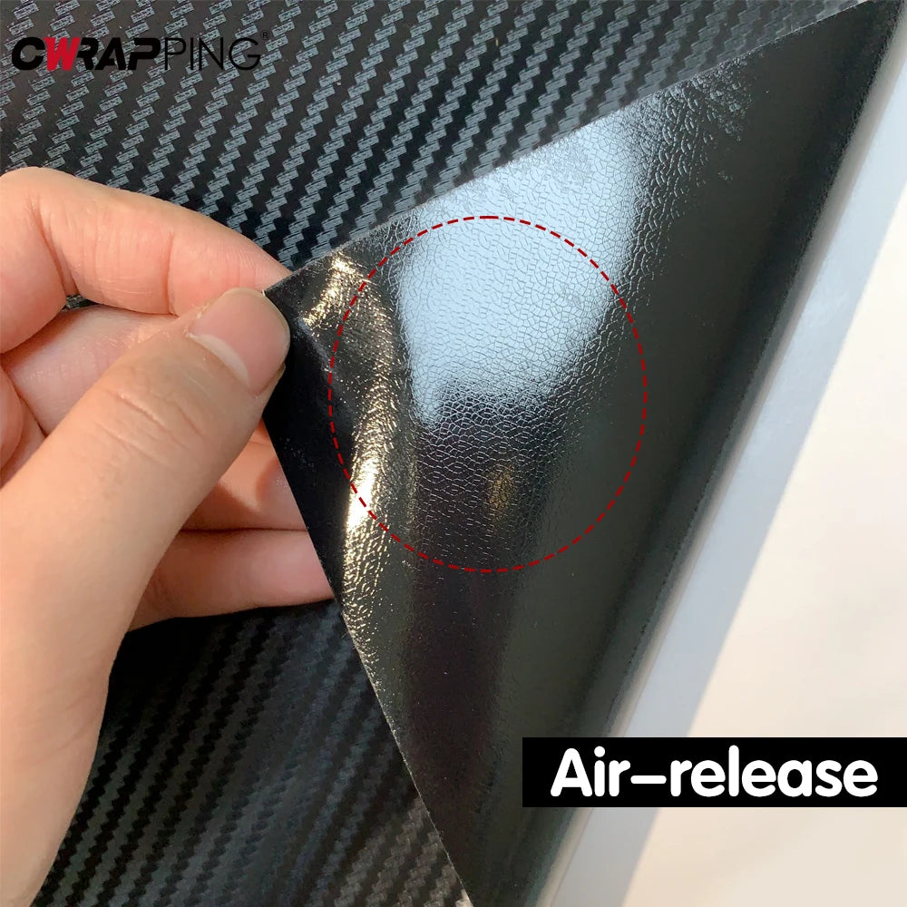 Motorcycle 3D Carbon Fiber Vinyl Wrap