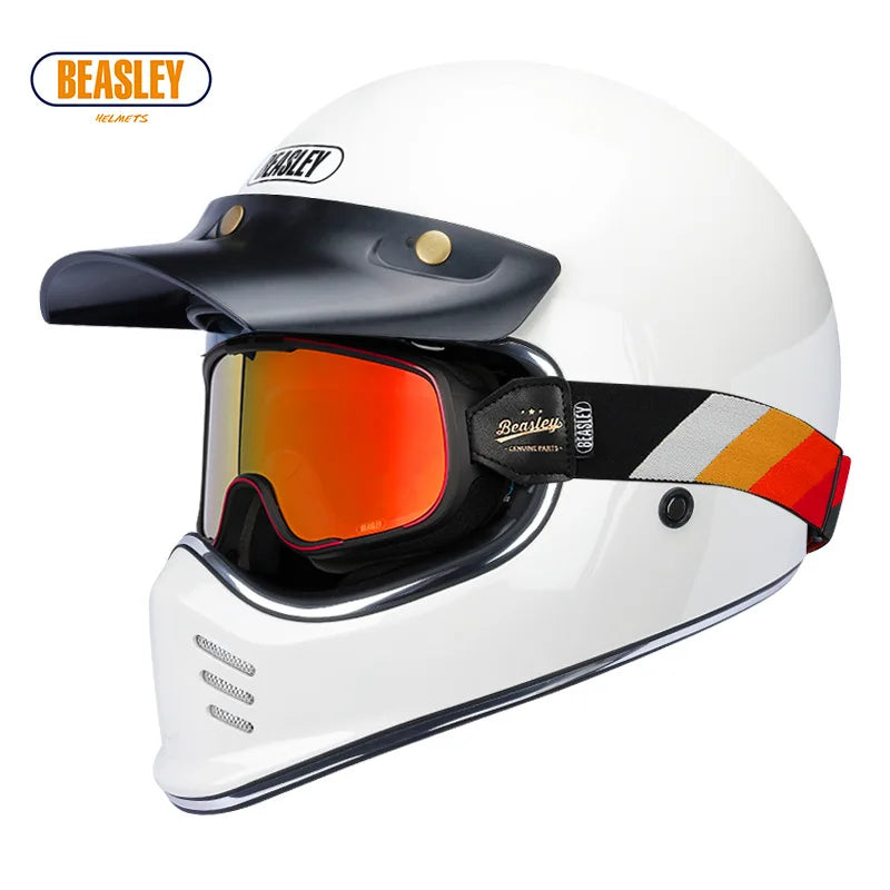 BEASLEY ECE DOT Bluetooth Electric Motorcycle Helmet
