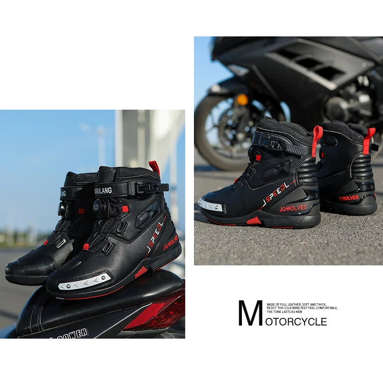 All-Season Men's Motorcycle Boots