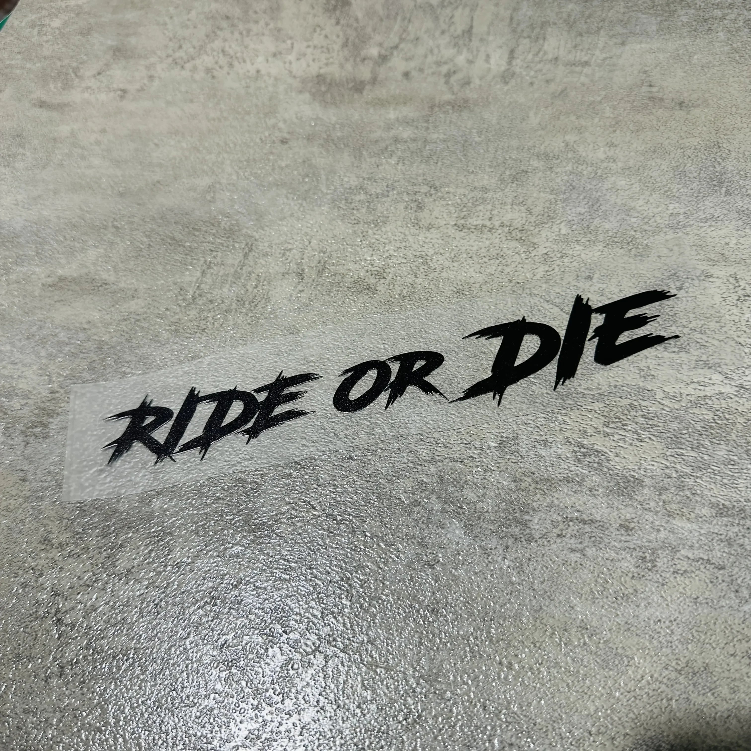SC MOTO GN Ride or Die Helmet Decal