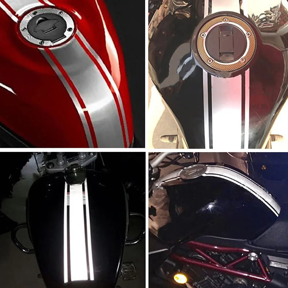 Reflective Motorcycle Fuel Tank Cover Stickers