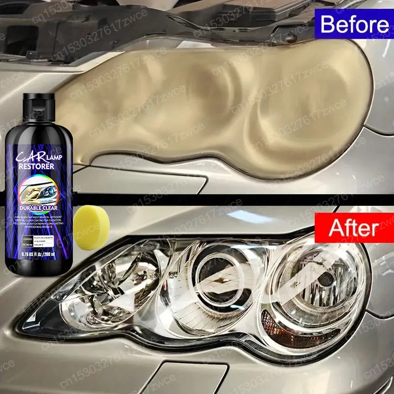 Motorcycle Headlight Restoration Polish