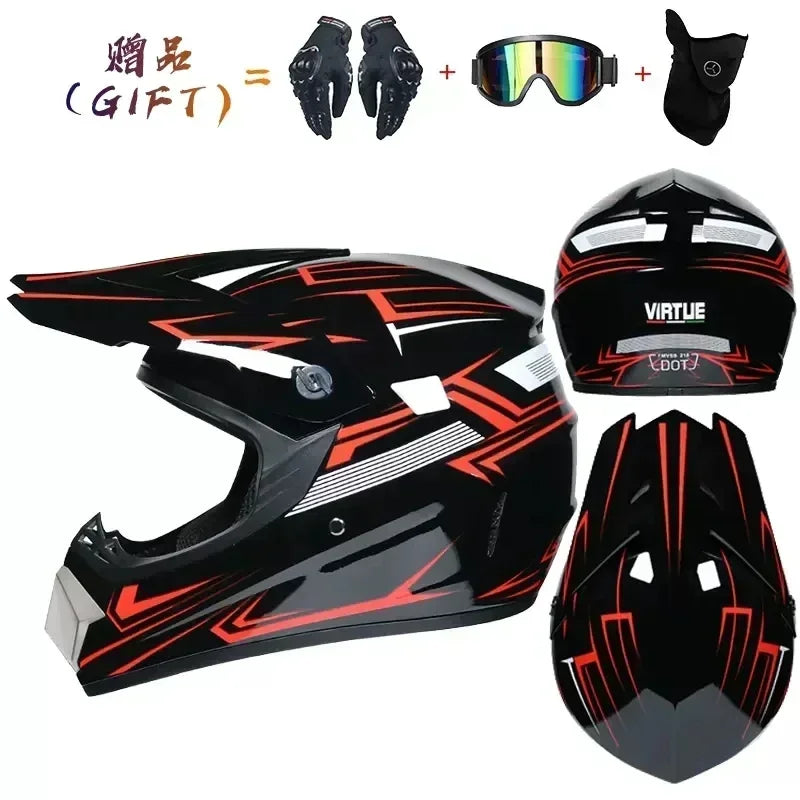 Off-Road Motorcycle Helmet - DOT Certified