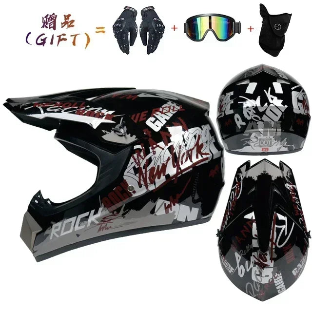 Off-Road Motorcycle Helmet - DOT Certified