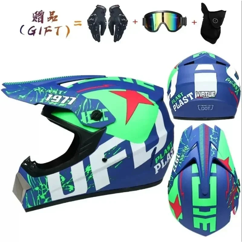 Off-Road Motorcycle Helmet - DOT Certified