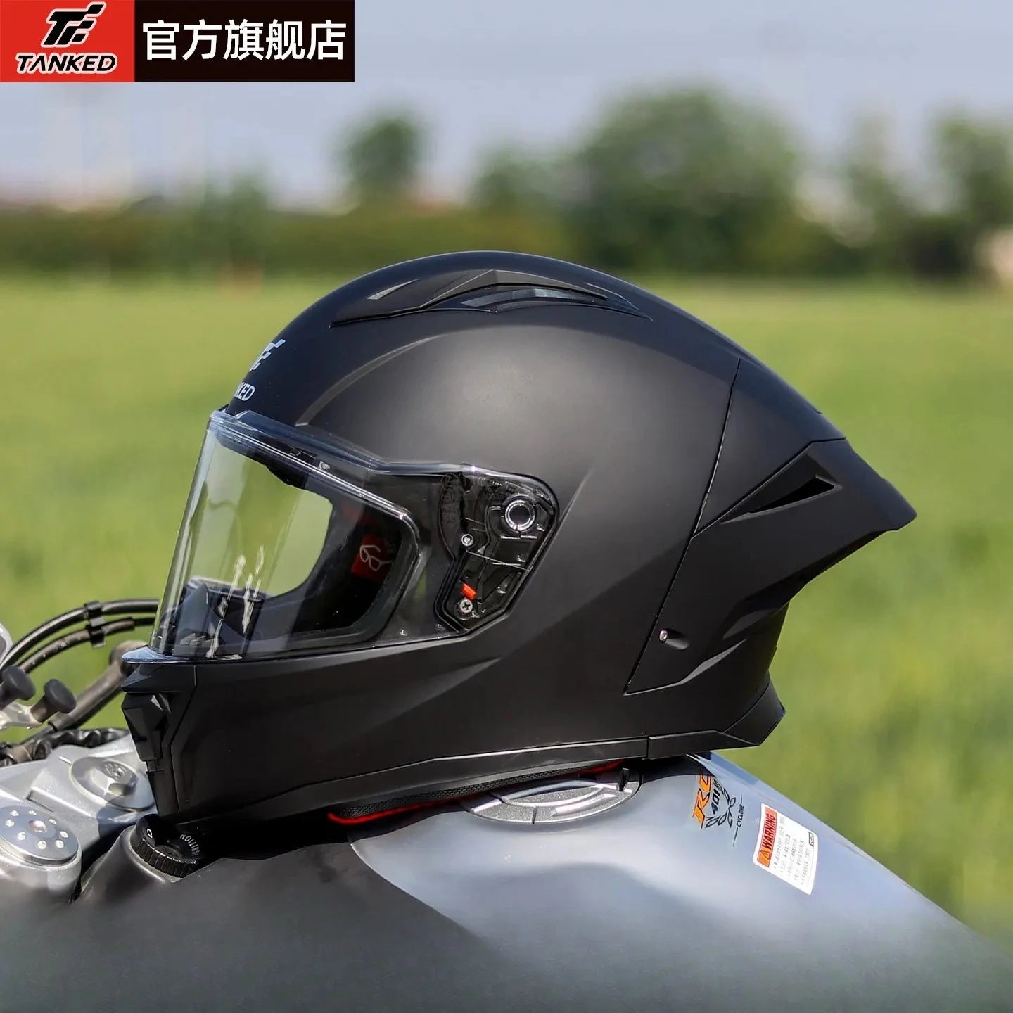 TANKED Sport Bike Helmet for Yamaha Riders