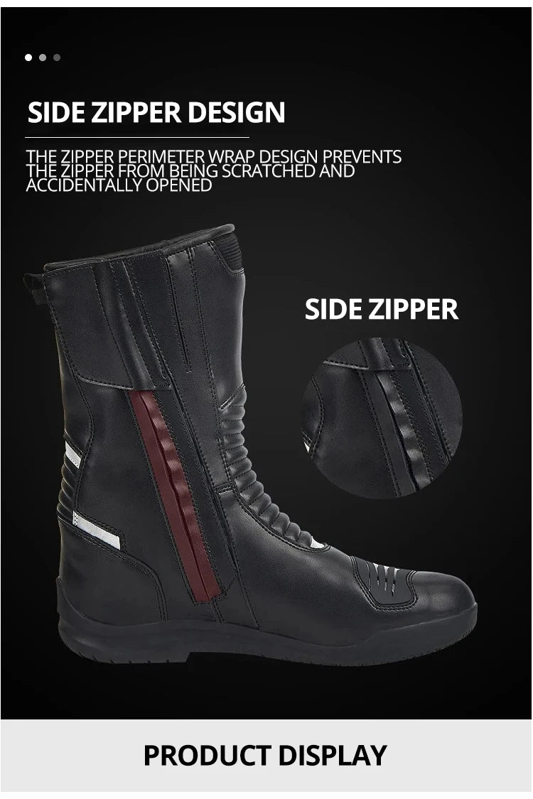 Professional Motocross Racing Long Boots