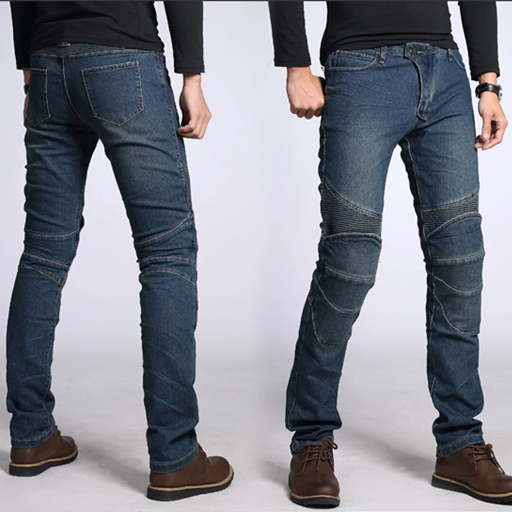 Summer Motorcycle Jeans with Protective Pads