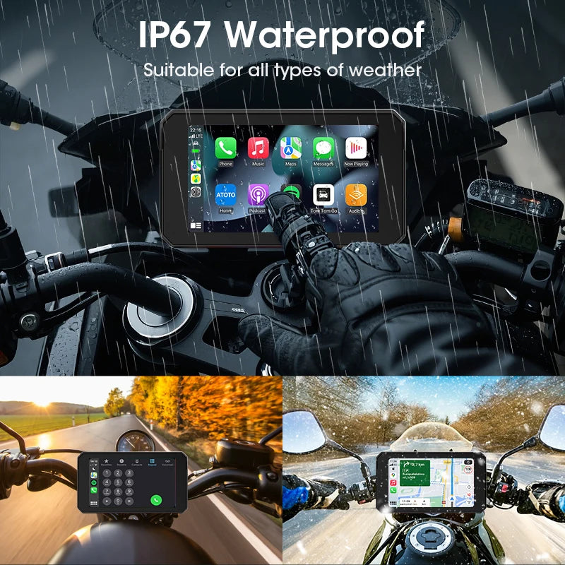 Motorcycle GPS Navigation System