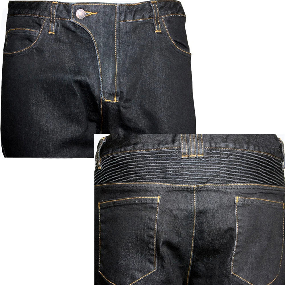Summer Motorcycle Jeans with Protective Pads