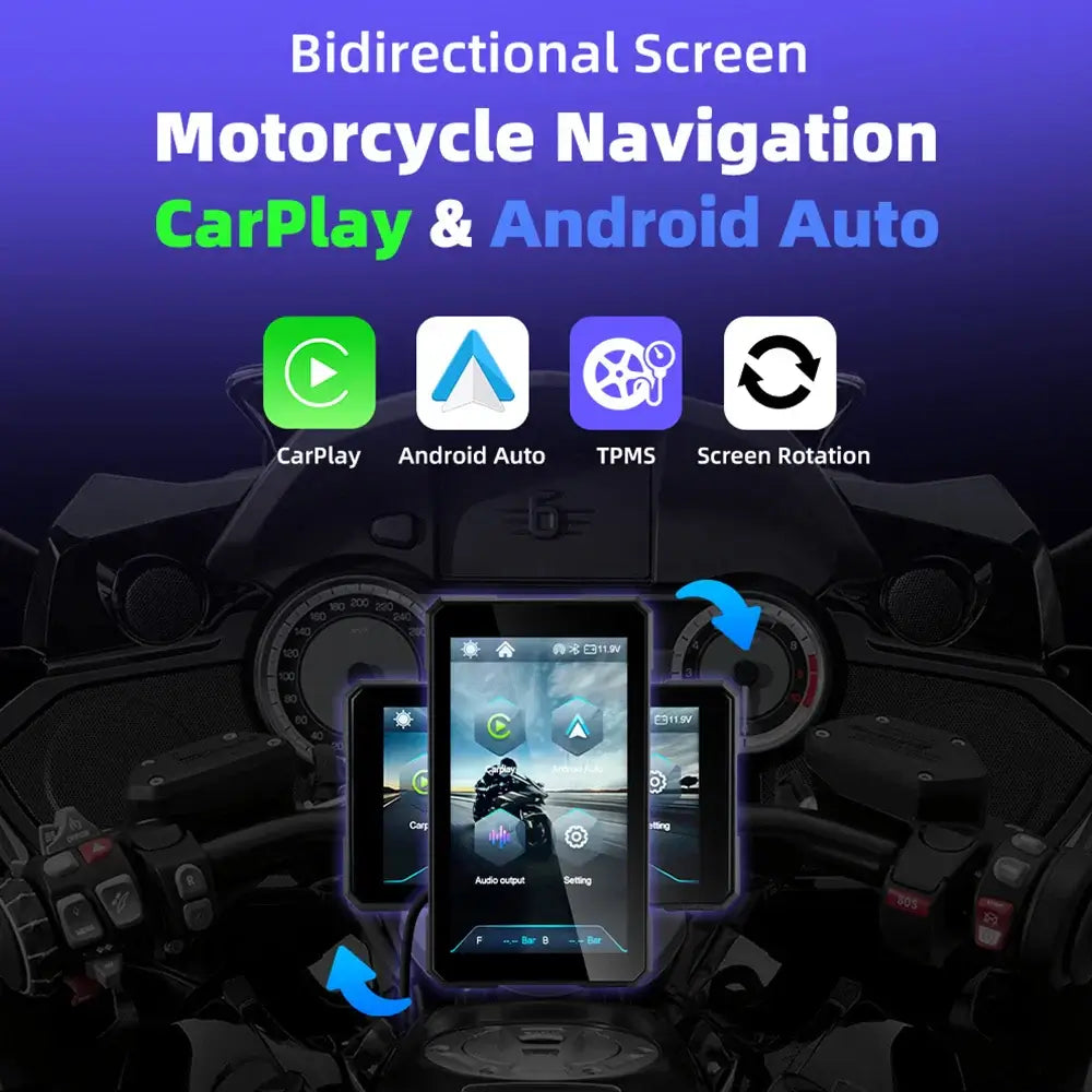 GPS navigation for motorcycles