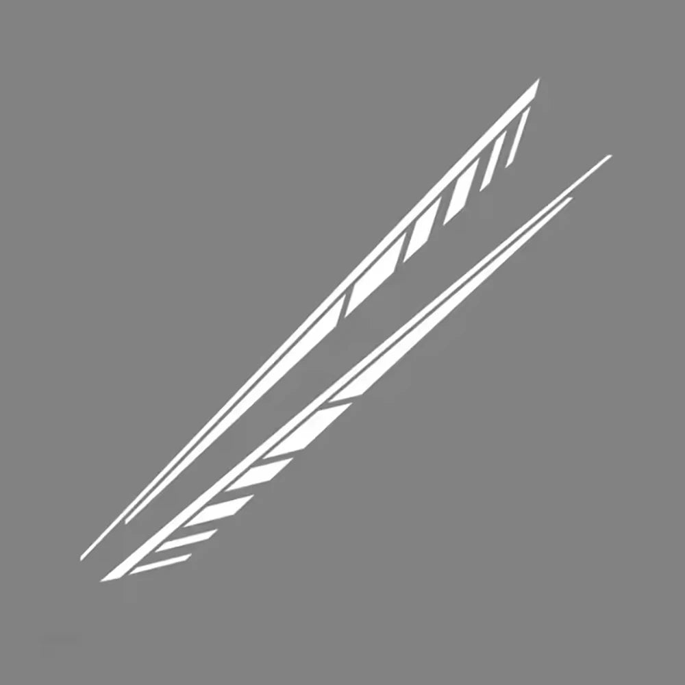 Universal Motorcycle Front Fender Reflective Vinyl Decals