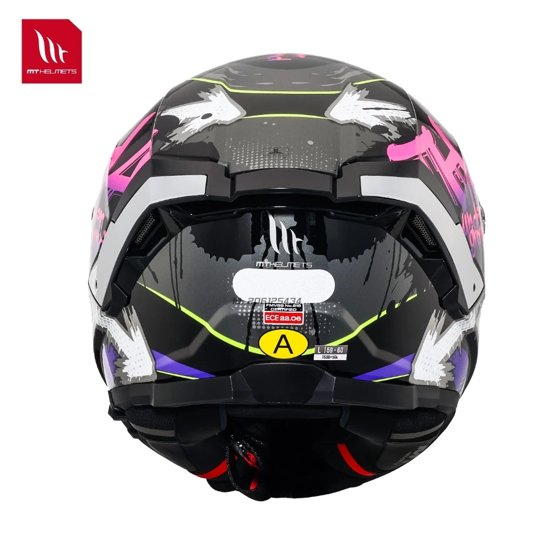 Full Face Motorcycle Helmet with Clear Visor