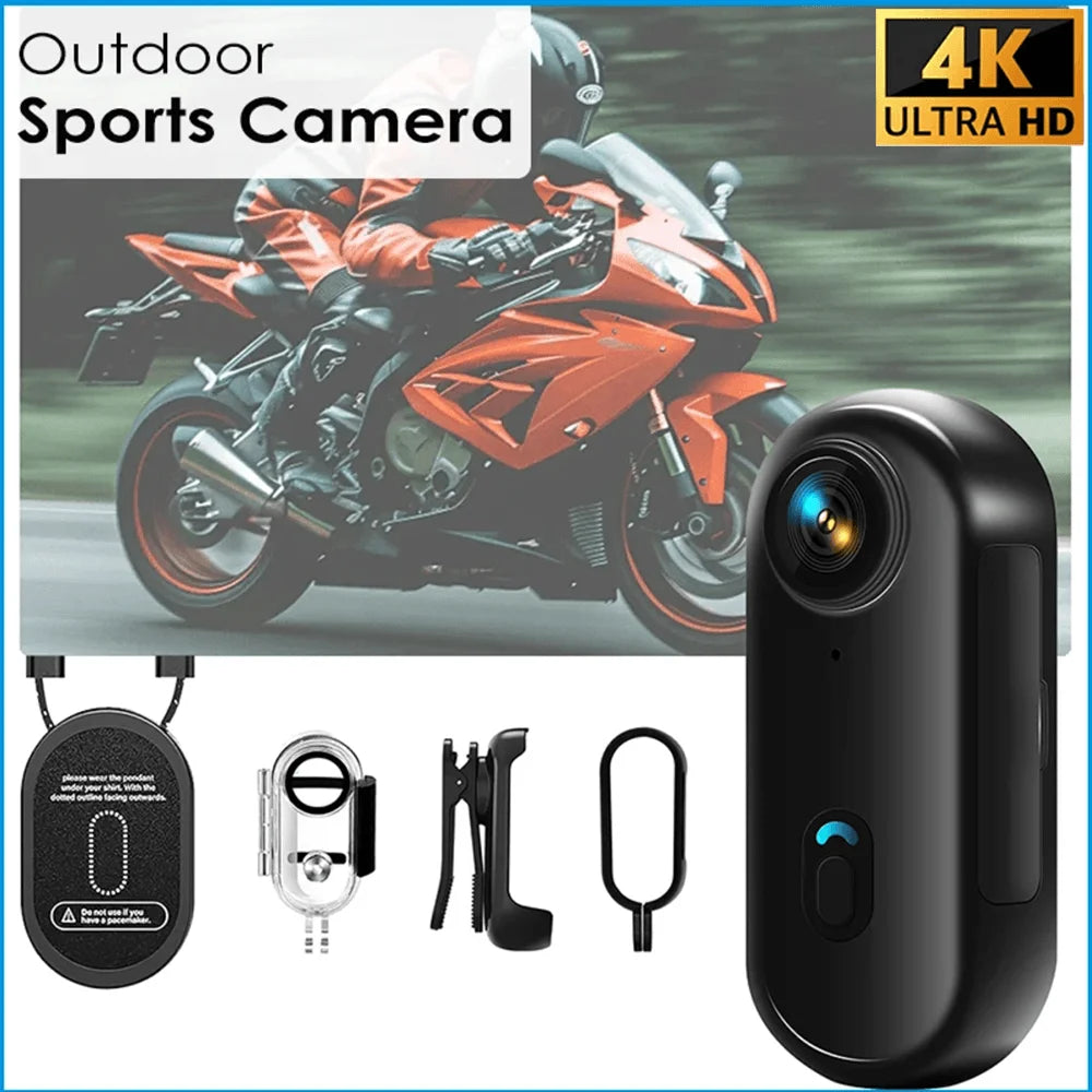4K waterproof body camera
