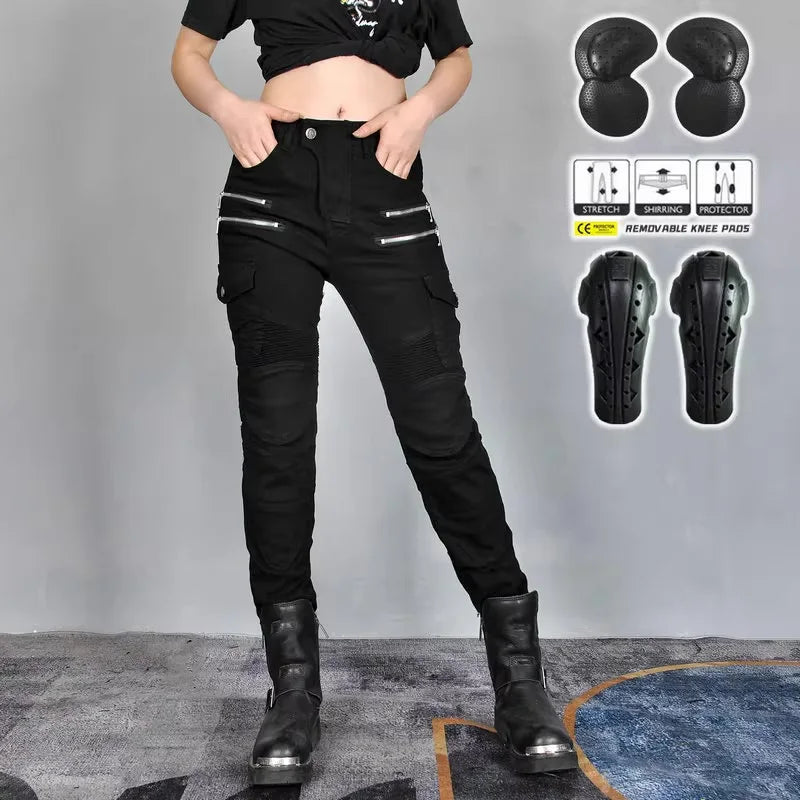 Stylish Motocross Trousers with Protective Gear