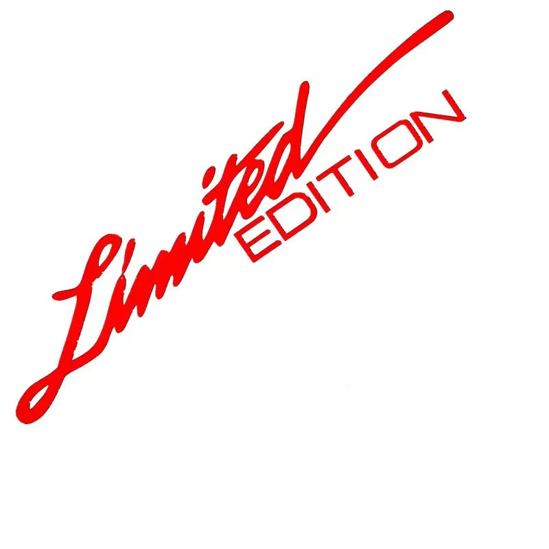 Limited Edition Reflective Laser Decal