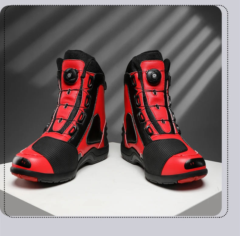 High-Top Motorbike Boots