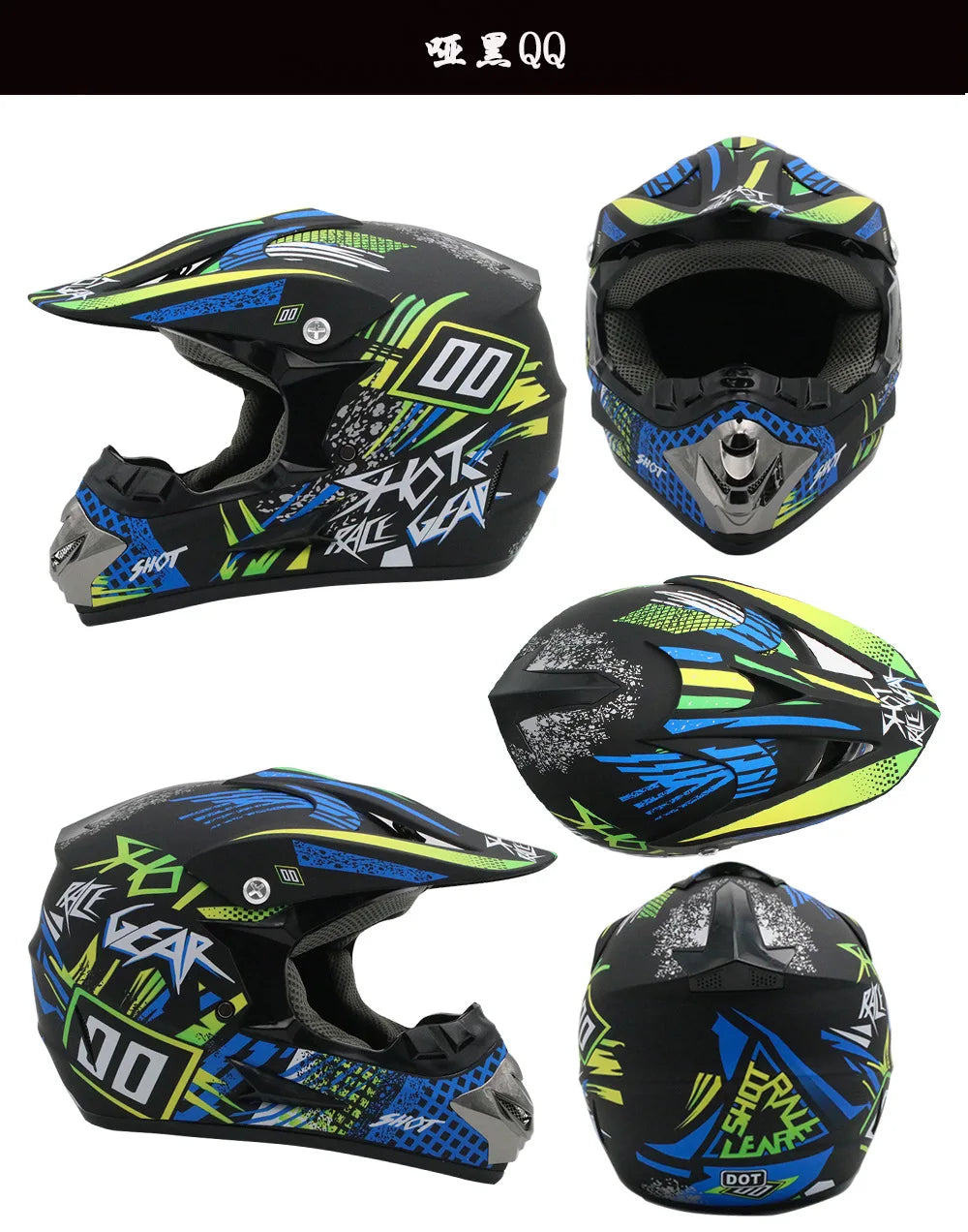 Kids Flip Up Motorcycle Helmet for Off-Road Activities