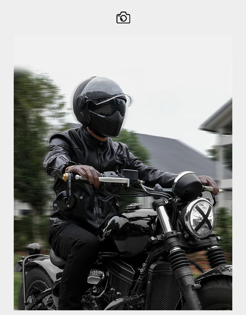 Cyril Motorcycle Helmet for Men and Women