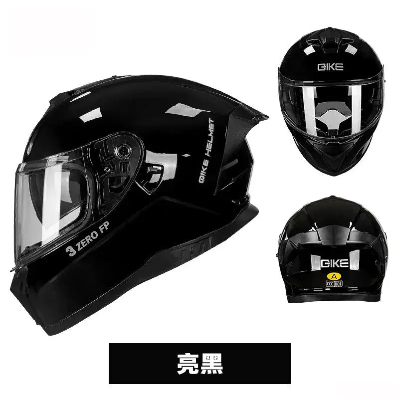 Dual Lens Full Face Motorcycle Helmet