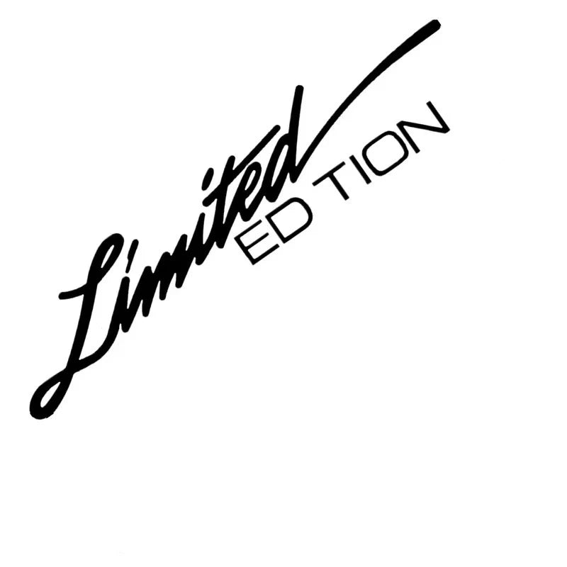 Limited Edition Reflective Laser Decal