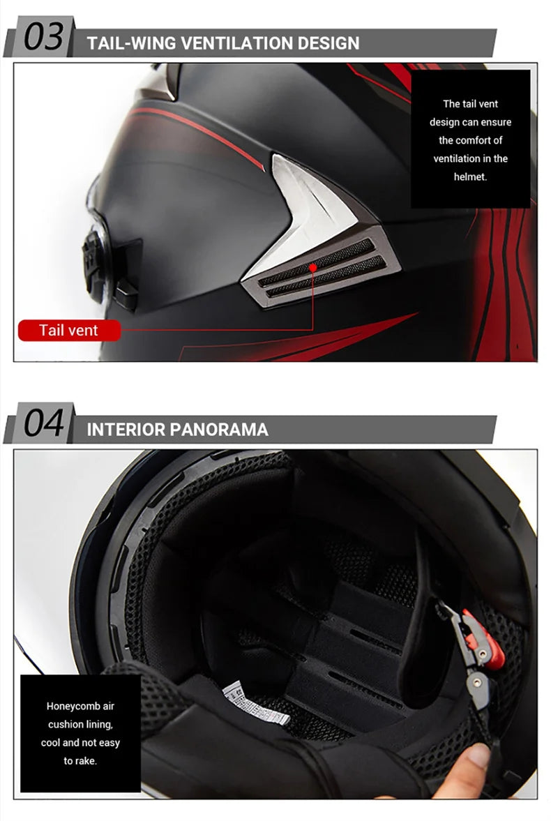ECE Dot Approved Open Face Motorcycle Helmet
