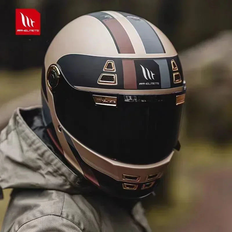 MT Jarama Retro Motorcycle Helmet