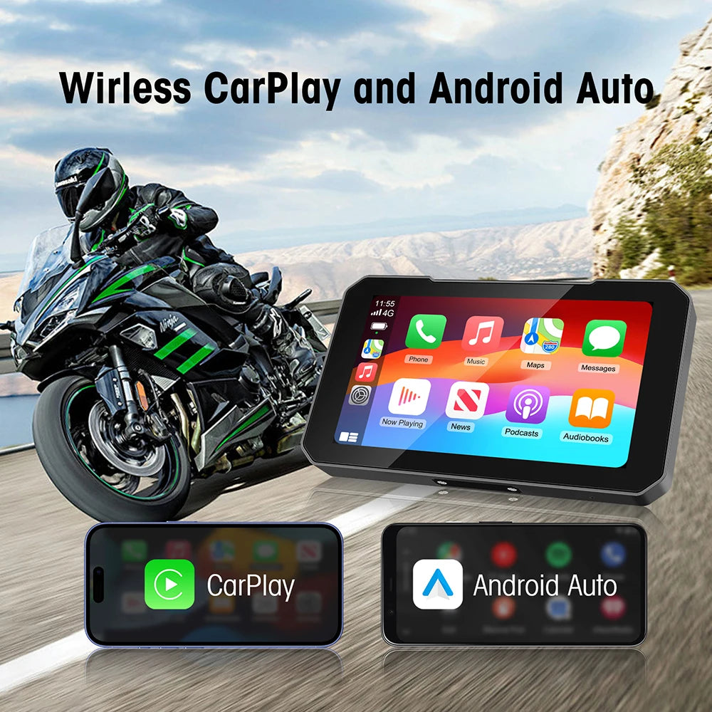 Wireless Motorcycle GPS Navigation