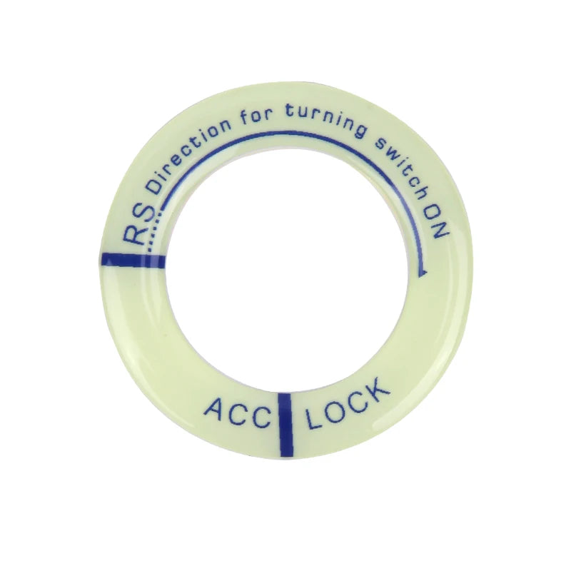 Night Luminous Motorcycle Key Ring Stickers
