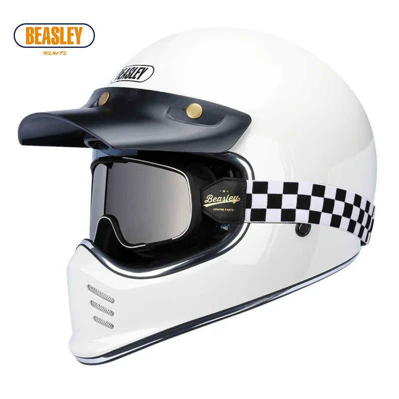 BEASLEY ECE DOT Bluetooth Electric Motorcycle Helmet