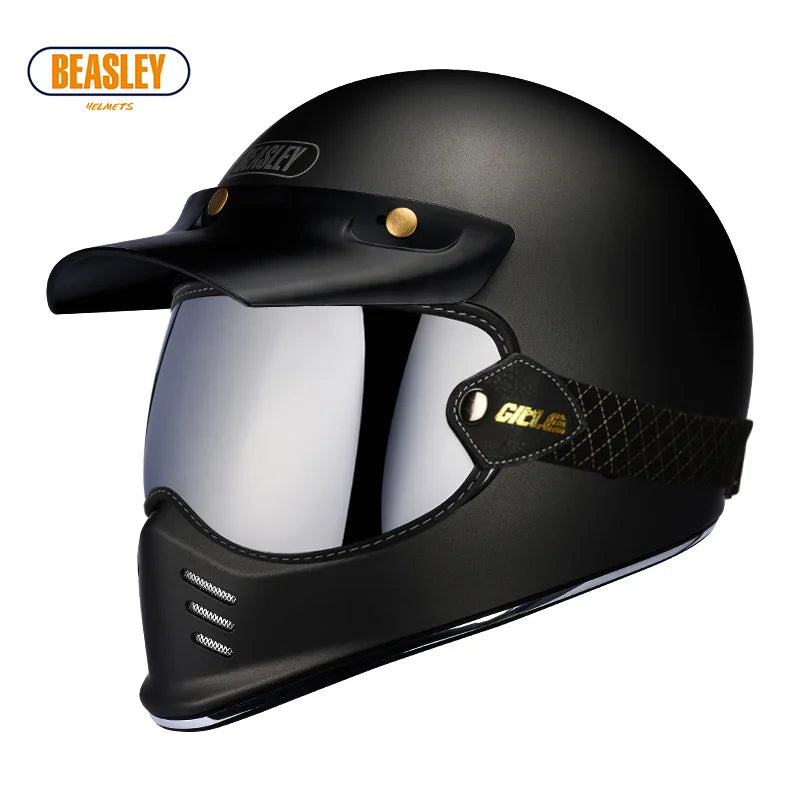 BEASLEY ECE DOT Bluetooth Electric Motorcycle Helmet