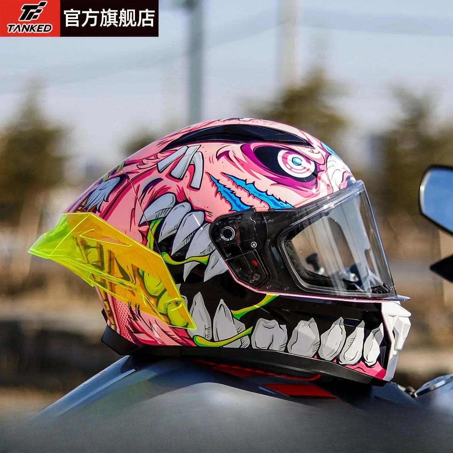 TANKED Sport Bike Helmet for Yamaha Riders
