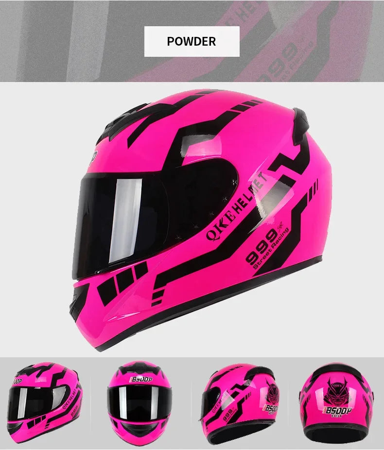 Spider Style Full Face Motorcycle Racing Helmet