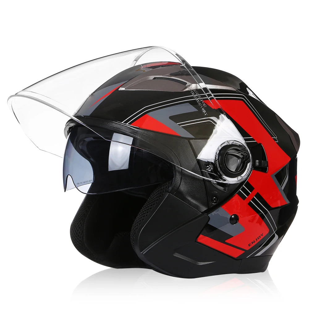ECE Dot Approved Open Face Motorcycle Helmet