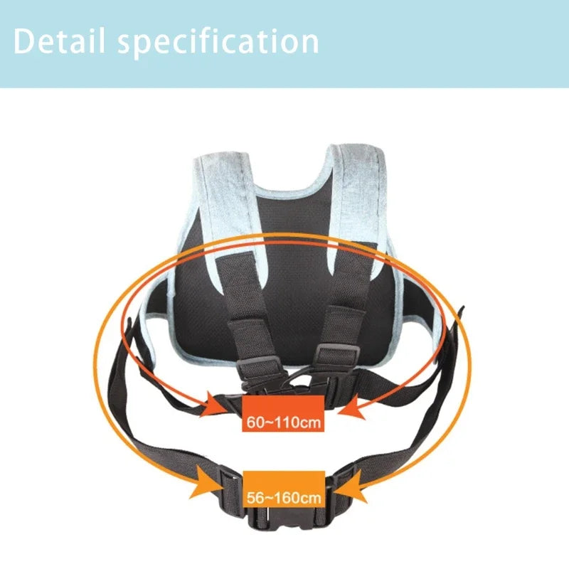 Child Motorcycle Safety Belt with Storage Bag