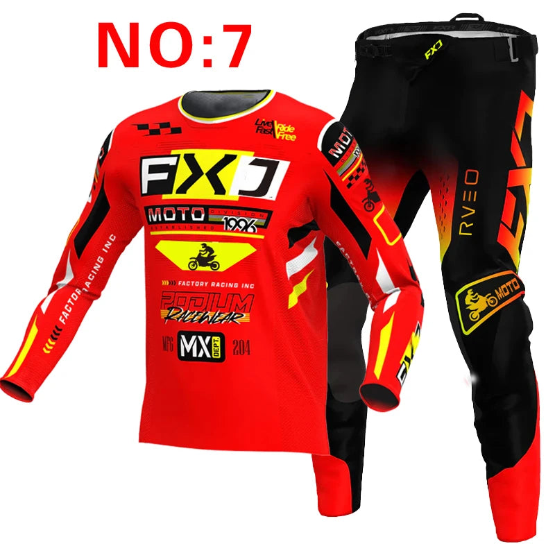 Kids Motocross Jersey and Pants Set