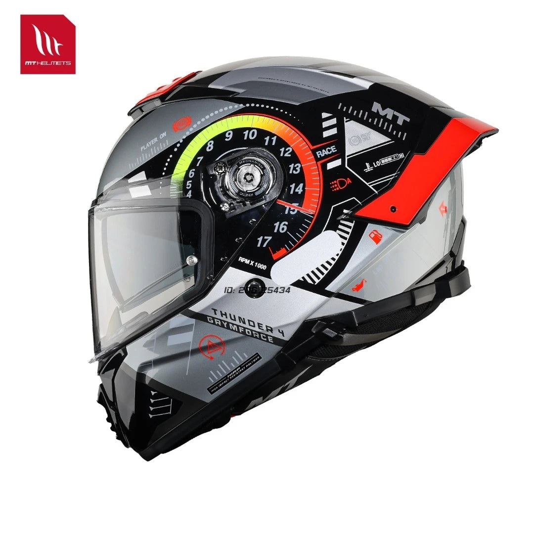 Full Face Motorcycle Helmet with Clear Visor