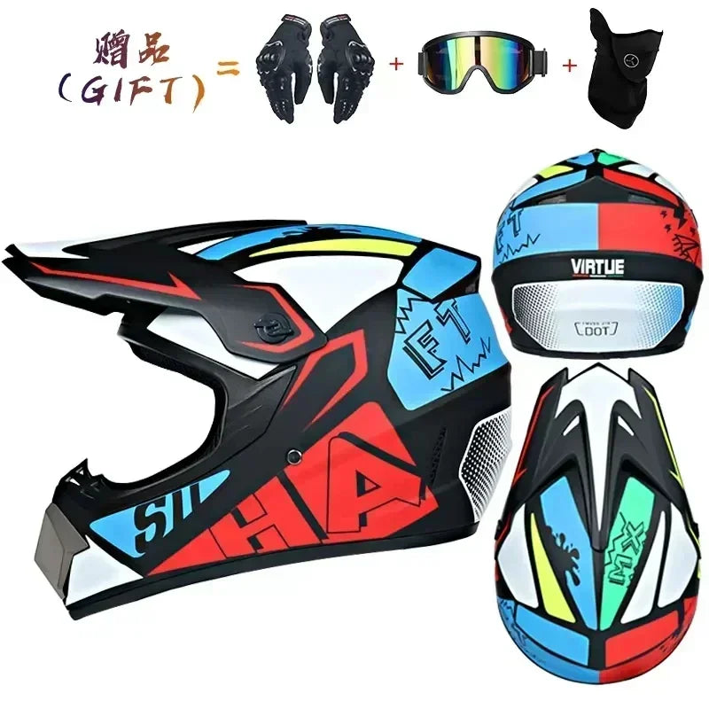 Off-Road Motorcycle Helmet - DOT Certified
