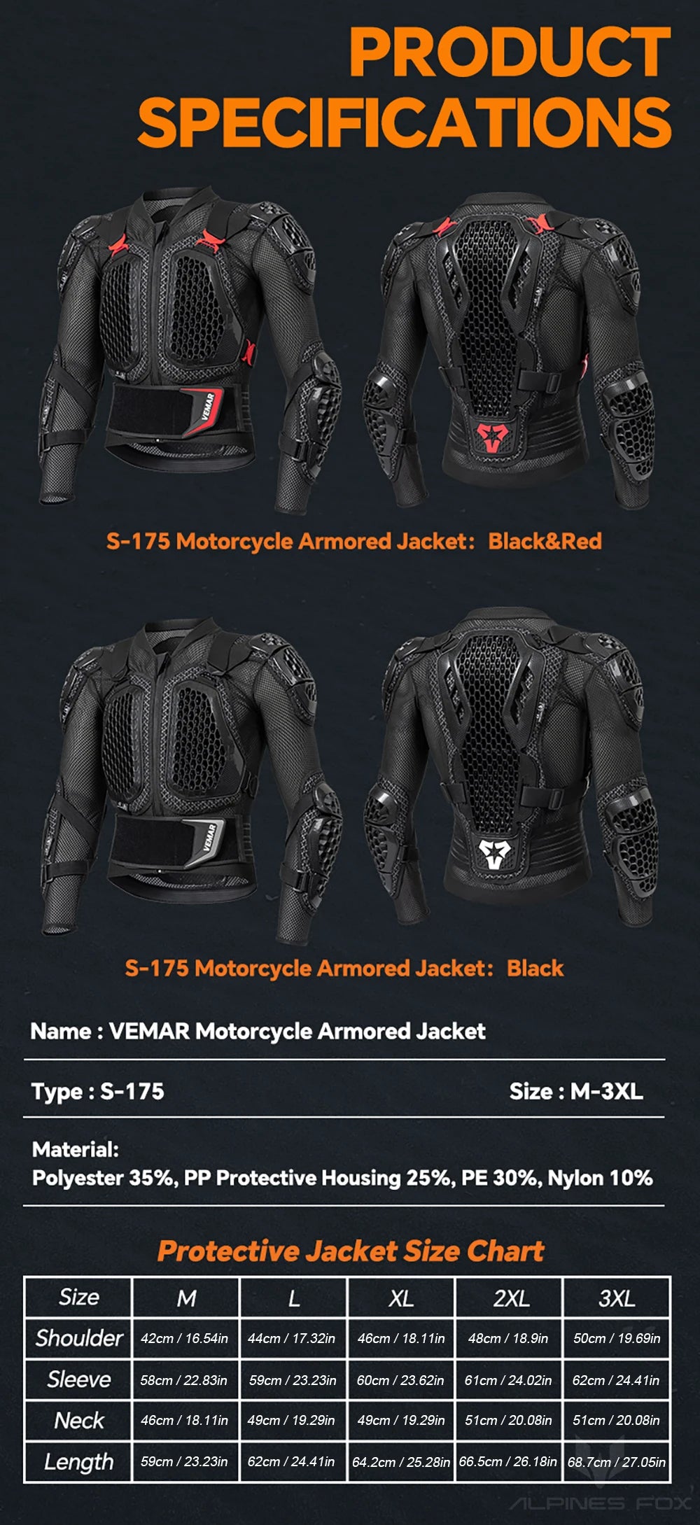 Motocross Armour Protection Kit