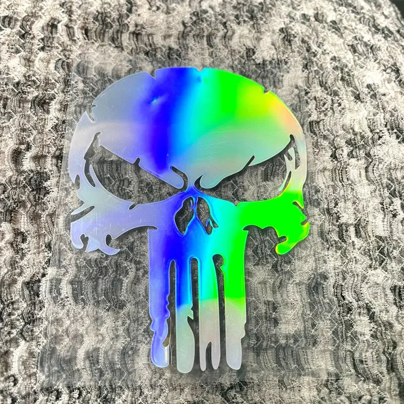 Skull Motorcycle Stickers - Waterproof Vinyl Decals