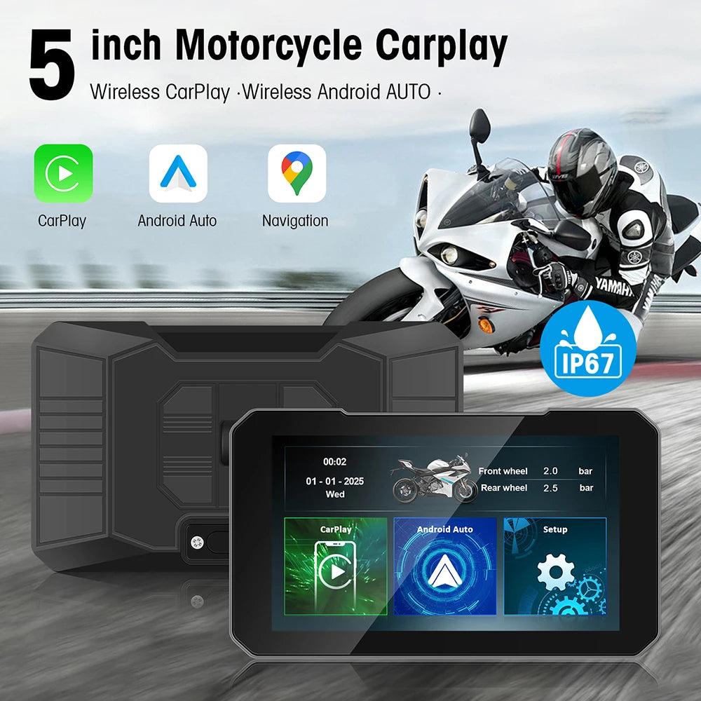 Wireless Motorcycle GPS Navigation
