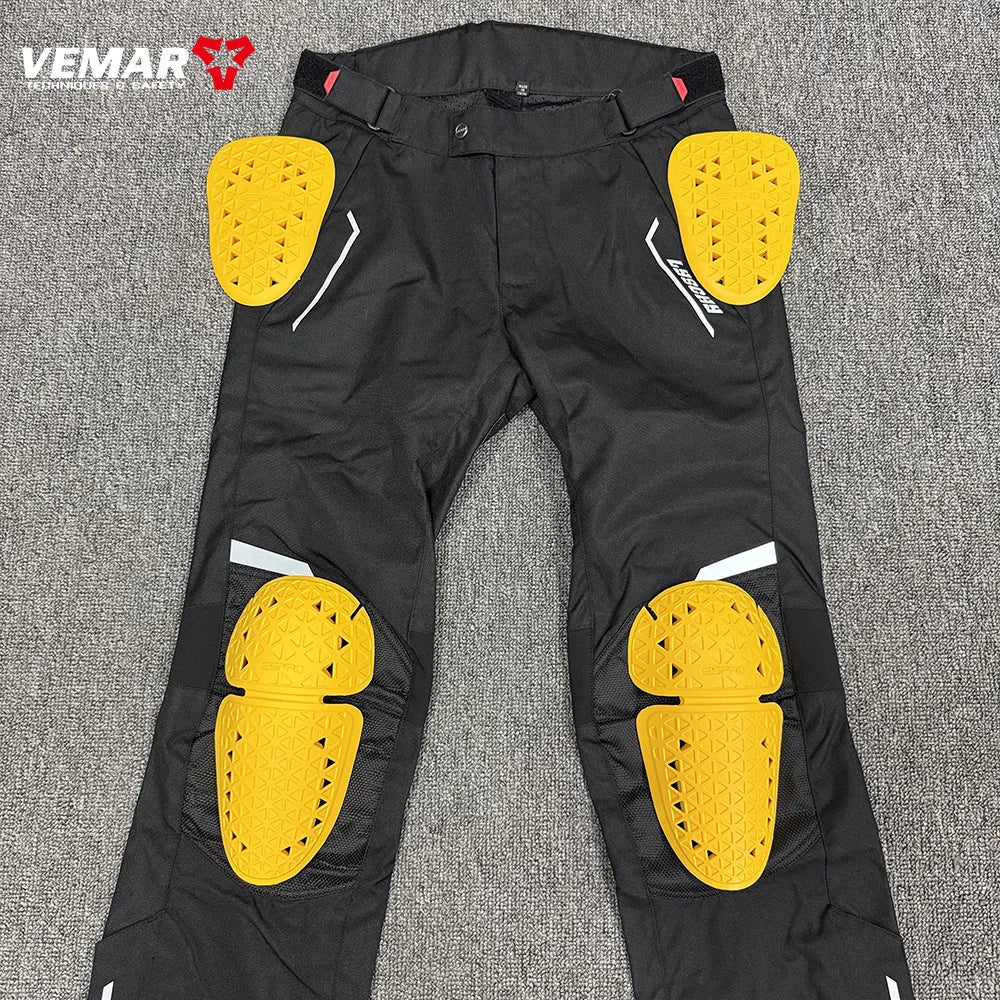 CE Level 2 Certified Motorcycle Jeans with Knee Pads and Hip Protectors
