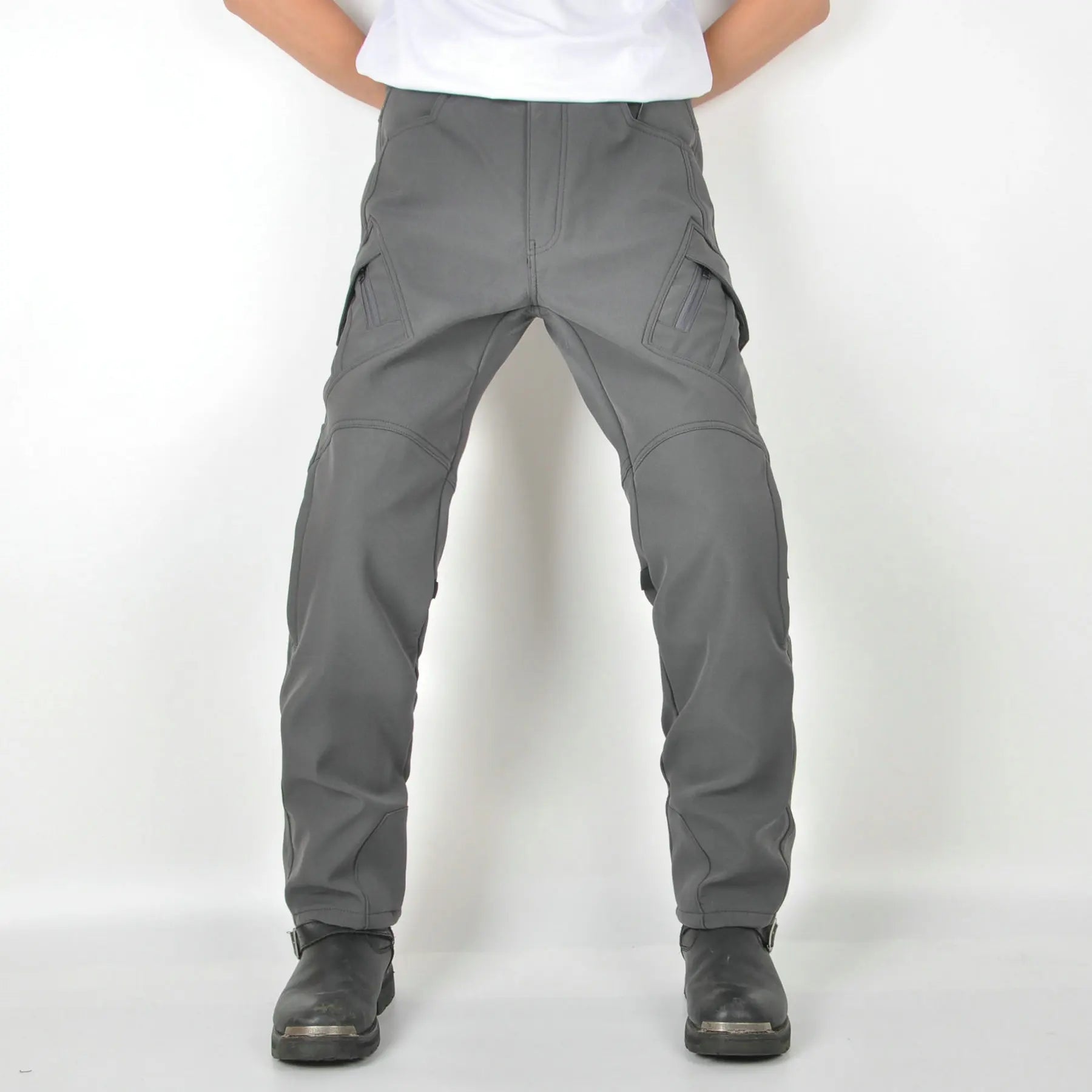 Classic Motorcycle Rider Pants for Autumn and Winter