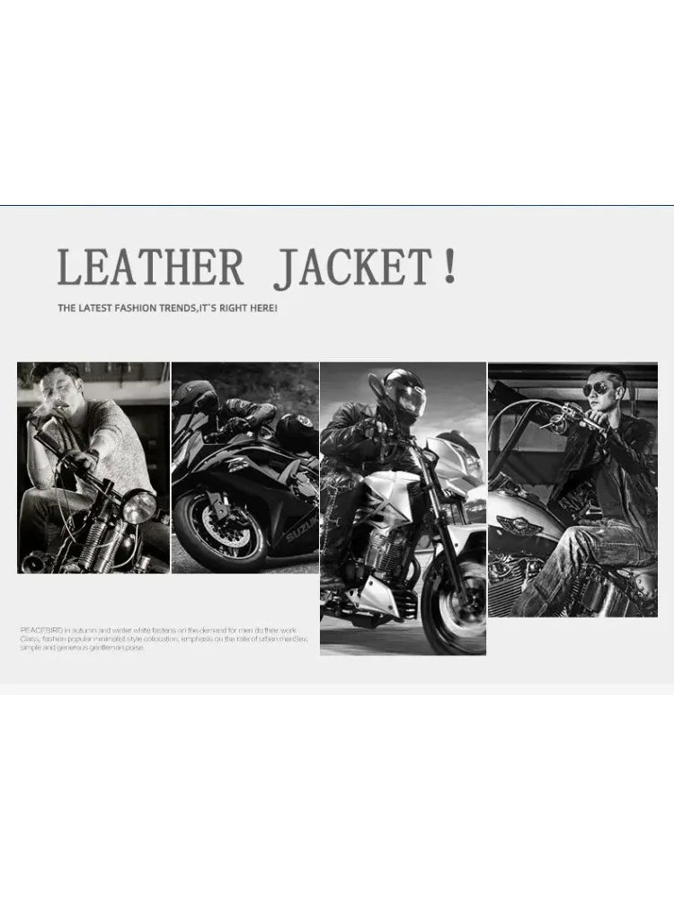 Stylish Faux Leather Biker Jacket