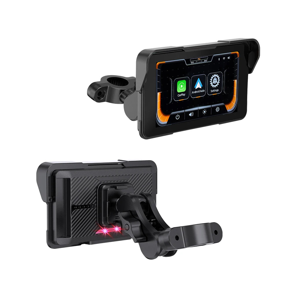 Wireless Motorcycle Display Screen – 5.0 Inch GPS Dashboard