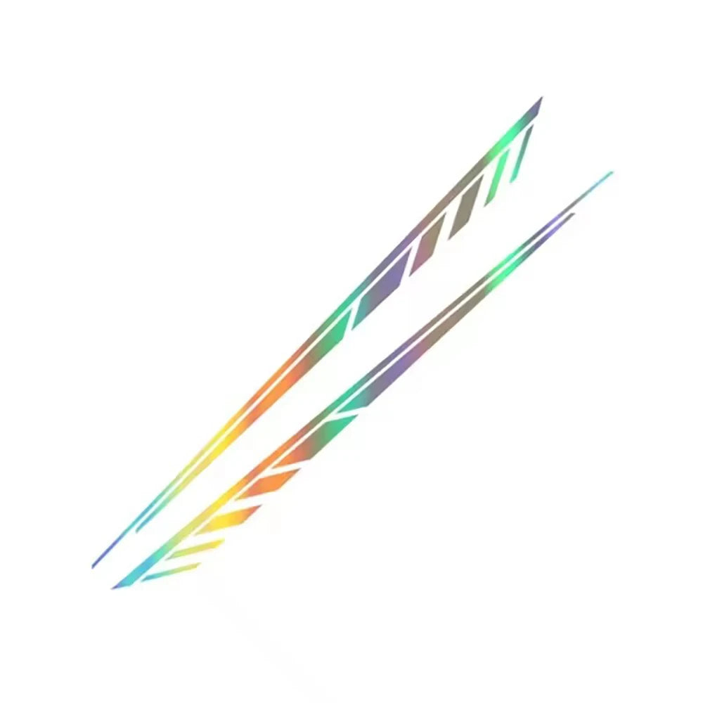Universal Motorcycle Front Fender Reflective Vinyl Decals