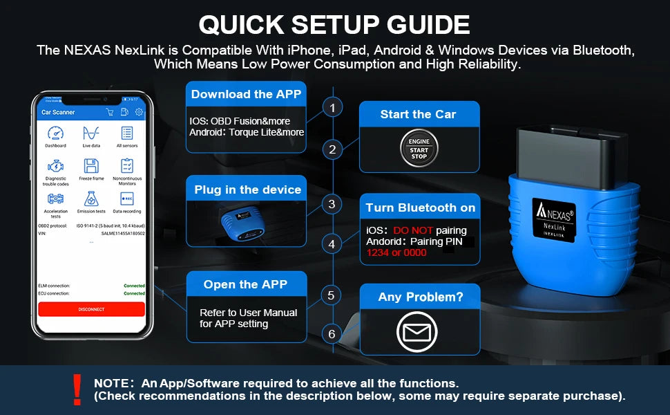 Bluetooth Motorcycle Scanner